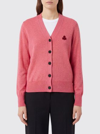 Isabel Marant Cardigan a v Karina in misto cotone con logo Isabel Marant Etoile