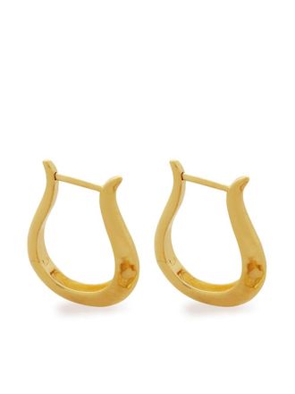 Monica Vinader Orecchini in oro giallo Vermeil 18kt