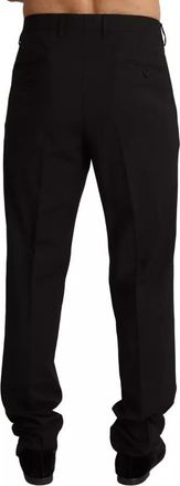 Dolce & Gabbana Black Dress Formal Skinny Mens Pants