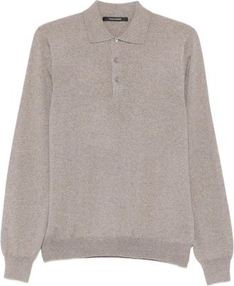 Tagliatore Polo a maniche lunghe - Toni neutri