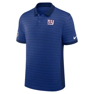 Nike New York Giants Sideline Victory Stripe Nike Mens Dri-FIT NFL Polo in Blue | 03BG0DGE8I-RPE