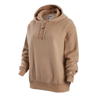 Nike (WMNS) Nike Sportswear Logo Hoodie Tan DV7100-200