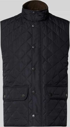 Barbour Regular Fit Steppweste mit Stehkragen in Marine, Gr&ouml;&szlig;e XXL