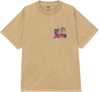 Obey Hombre, Camisetas, Marr&oacute;n, Talla: S