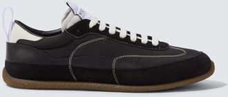 Alexander McQueen EC1 suede-trimmed sneakers