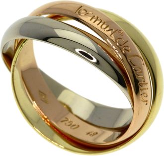 Cartier Trinity Yellow Gold (18K) Pink Gold (18K) White Gold (18K) Band Ring (Pre-Owned)
