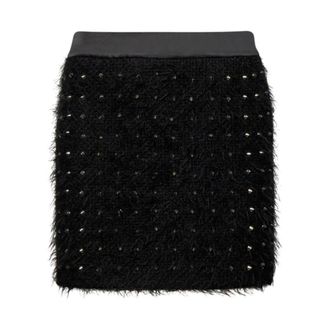 John Richmond Gonna Mini con Lavorazione a Rete - - Skirts - Donna - Nero - XS