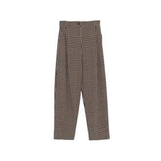 Emporio Armani Rechte broeken - Dames - Broeken - Bruin - Maat: XS