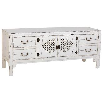 Wanderlust Deco Mueble bajo de madera lacado 120 x 40 x 50h cm