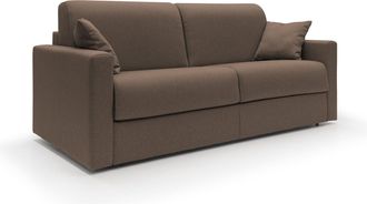Divani.Store Divani.store - Chris Sof&aacute; Cama Convertible En Tejido Impermeable 166 Cm (mat. 120x197) Marr&oacute;n
