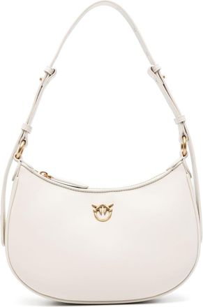 Pinko Love Birds leather shoulder bag - women - Calf Leather - One Size - White