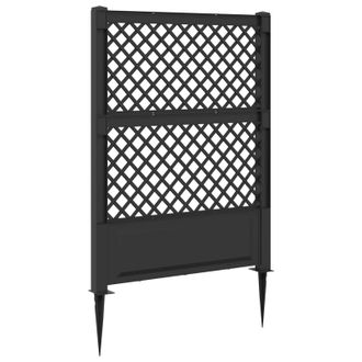 vidaXL Enrejado Con Pica Gris Antracita 99 X 6 X 165 Cm Pp Vidaxl