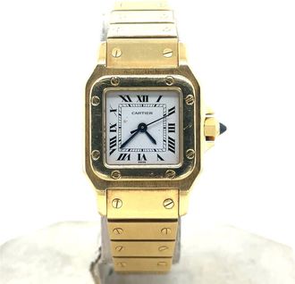 Cartier Pre-owned Cartier Santos Galbee Automatic Silver Dial Ladies Watch W520863