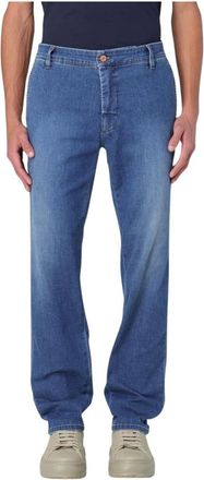 Jeckerson Straight Jeans, male, Blue, Size: W36 Classic Denim Jeans for Men