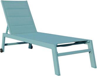 Happy Garden Happy Garden - barbados Lettino da sole in textilene azzurro - alluminio azzurro