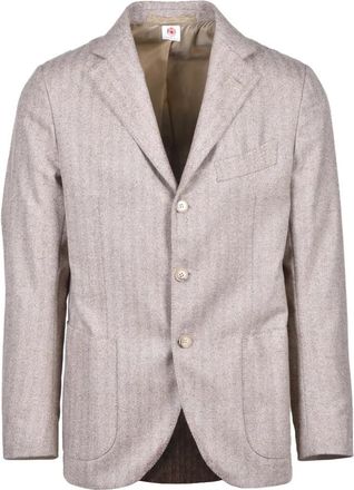 LUIGI BORRELLI NAPOLI jasje - Heren - Blazers - Beige - XL - Wol - Jassen