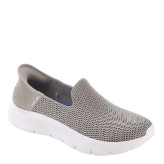 Skechers Womens Hands Free Slip-ins Go Walk Flex-Relish Sneaker, Taupe Blue, 3 UK