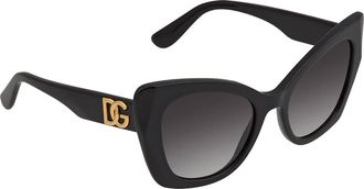 Dolce & Gabbana Grey Gradient Butterfly Ladies Sunglasses DG4405 501/8G 53