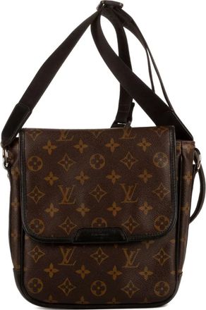 Louis Vuitton Borsa a spalla con monogramma - Marrone