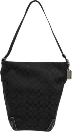 Coach Pre-owned One-shoulder bag 6083 - Dames - Vintage Schoudertas - Zwart - ONE Size - Leer - Vintage