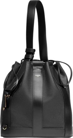 Lancel Geometrische elegantie handtas Elles collectie - Dames - Schoudertassen - Zwart - ONE Size - Leer - Tassen