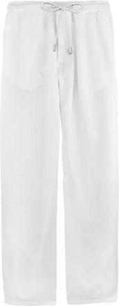 Vilebrequin Pacha Linnen Broek - Heren - Straight fit broeken - Wit - 3XL - Linnen - Broeken