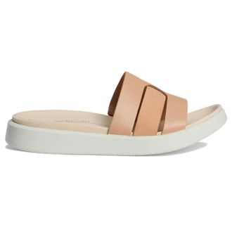 Ecco Ecco Flowt 273743 Leather Womens Slides Sandals - Biscuit Biscuit - Size:UK 5-5.5