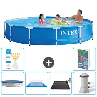Intex Piscina Con Estructura Redonda - 366x76 Cm - 7-piezas S40
