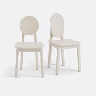 La Redoute Interieurs Set van 2 stoelen in essenhout, Tribal