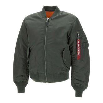 Alpha Industries Heren, Jassen, Groen, Maat: S Nylon