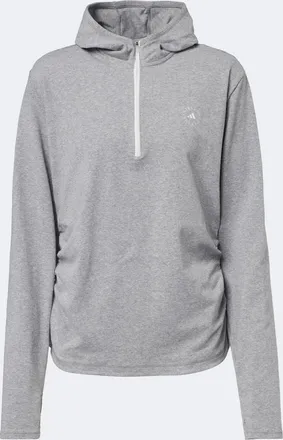 adidas by Stella McCartney Logo jersey half-zip hoodie
