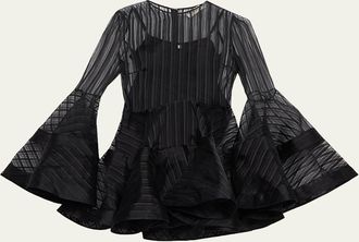 Zimmermann Valiant Lantern Mini Dress