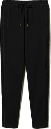 Twin-Set Pantaloni in maglia - Nero