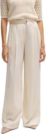 HUGO BOSS Dames/Dames Taualy-W Relaxed Fit Broek (Wit)