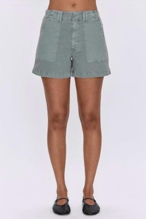 Pistola Denim Marissa High Rise Utility Short In Bluff