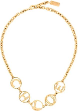 Chlo&eacute; Script Choker - Dames - Kettingen - Geel - ONE Size - Accessoires