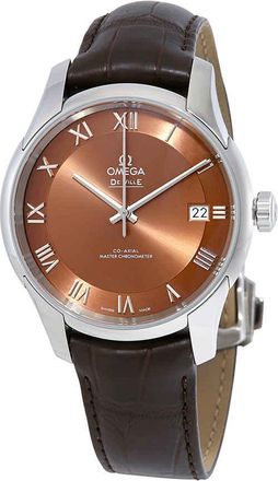 Omega De Ville Hour Vision Automatic Bronze-Colored Dial Mens Watch 433.13.41.21.10.001