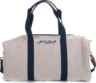 MC2 Saint Barth Cylindrical Duffle Bag with Leather Accents