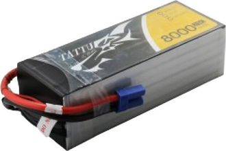 OEM Bater&iacute;a Lipo Tattu De 8000 Mah, 22,2 V, 25c, 6s1p Con Conector Ec5
