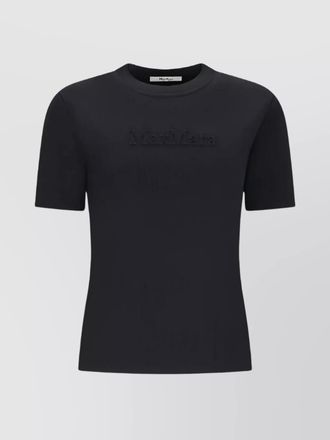 Max Mara ribbed crew neck knitted top