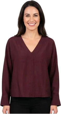 Am&eacute;lie & Am&eacute;lie Badalona Top - Tops - Mujer - P&uacute;rpura - L