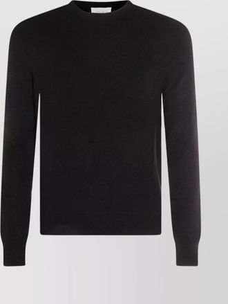 Malo ribbed crewneck sweater with long sleeves