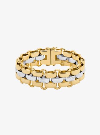 Michael Kors Two-Tone 3-Link Bracelet