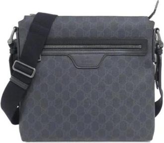 Gucci Vintage Cross Body Bags, unisex, Gray, ONE SIZE, Pre-owned Cross Body Bag
