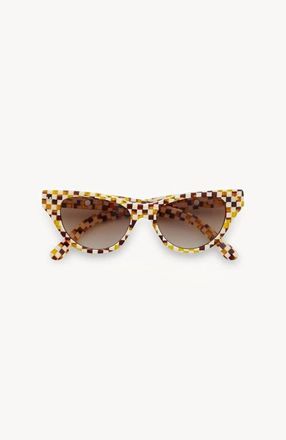 Machete Jewelry Suzy Sunglasses in Tortoise Checker at Nordstrom