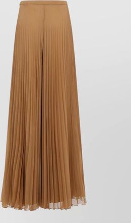 Max Mara pianoforte grembo pleated sheer trousers