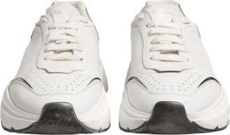 Dolce & Gabbana White Daymaster Leather Low Top Sneakers Mens Shoes (Pre-Owned)