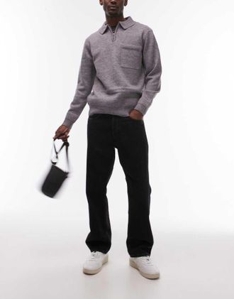 Arket Ocean - Jeans dritti ampi neri-Nero