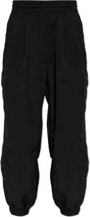 Willy Chavarria CDC Tape Track Pants - Heren - Sweatpants - Zwart - M - Nylon - Broeken