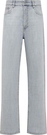 Miu Miu Blue Straight High Rise Jeans